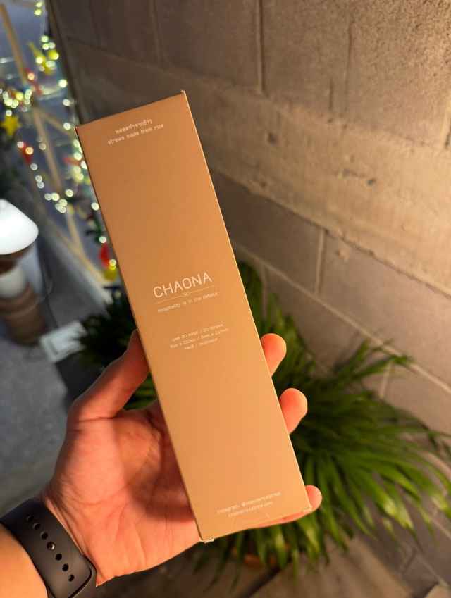 CHAONA Rice Drinking Straw 20 pcs Retail Box 