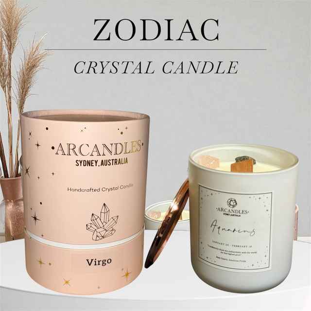 Zodiac Crystal Candles