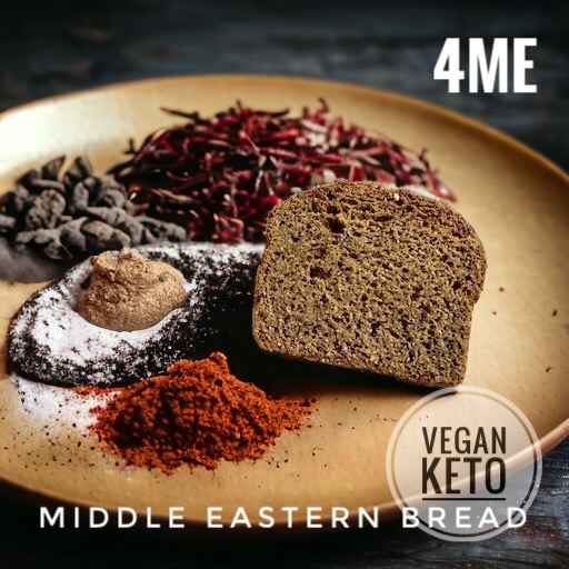 4ME ขนมปังวีแกนคีโตอัลมอนด์สไตล์ตะวันออกกลาง Vegan Keto Middle Eastern Style Almond Bread
