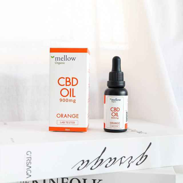 น้ำมัน CBD Mellow Organic (Orange Flavor 900mg)