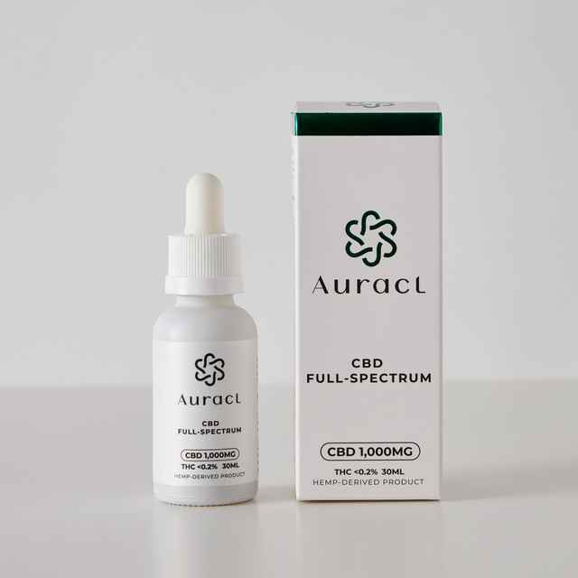 Auracl CBD Oil Full Spectrum 1,000mg [30ml]