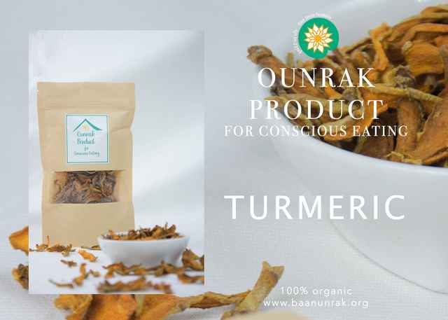 Organic Sliced Dry Turmeric