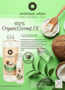 Organic Cold Pressed Extra Virgin Coconut Oil 500 ml