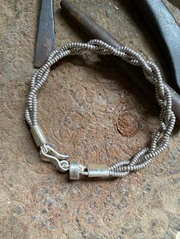 Braided Silver Bracelet (B0105)