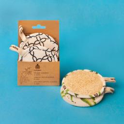 Eco Shower Loofah Body Scrubbers 2-pack