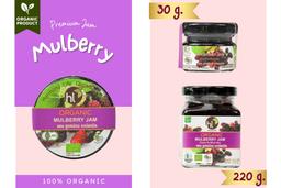 Organic Mulberry Jam 220g.