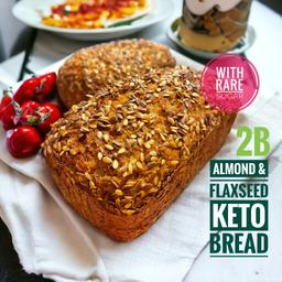 Slightly Sweetened Almond & Flaxseed Keto Bread (2B)
