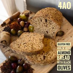 Vegan Keto Bread with Black Olives (4AO)