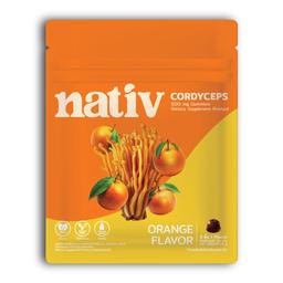 Nativ Cordyceps 500 mg Gummies - Orange Flavor