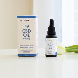 Purserix CBD Oil - Peppermint Flavor 900 mg